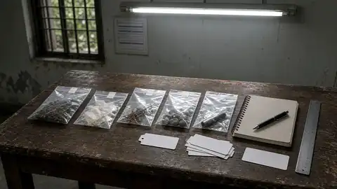 জব্দ পরীক্ষার টেবিল, প্রতীকী