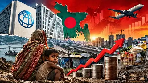 দারিদ্র্য, মূল্যস্ফীতি ও প্রবৃদ্ধি নিয়ে বাংলাদেশের প্রতীকী চিত্র